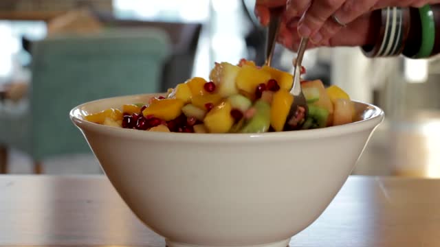 Mixing Fruit On A Bowl "keto diet"