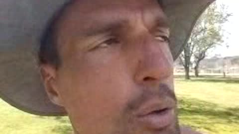 "THE DAYS OF THE GOLD AND SILVER ARE OVER & THE DAYS OF THE BROWN ARE AT HAND." 2:34pm, Good Friday.