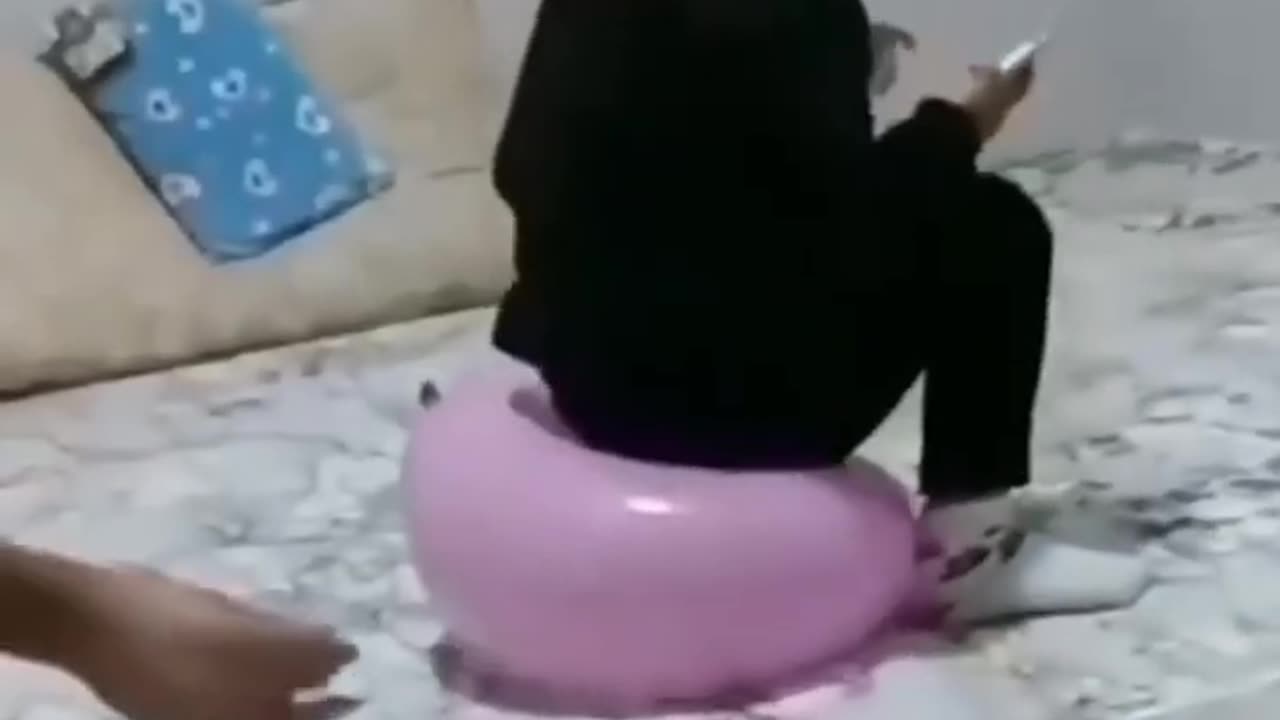 Funny cute baby laughing