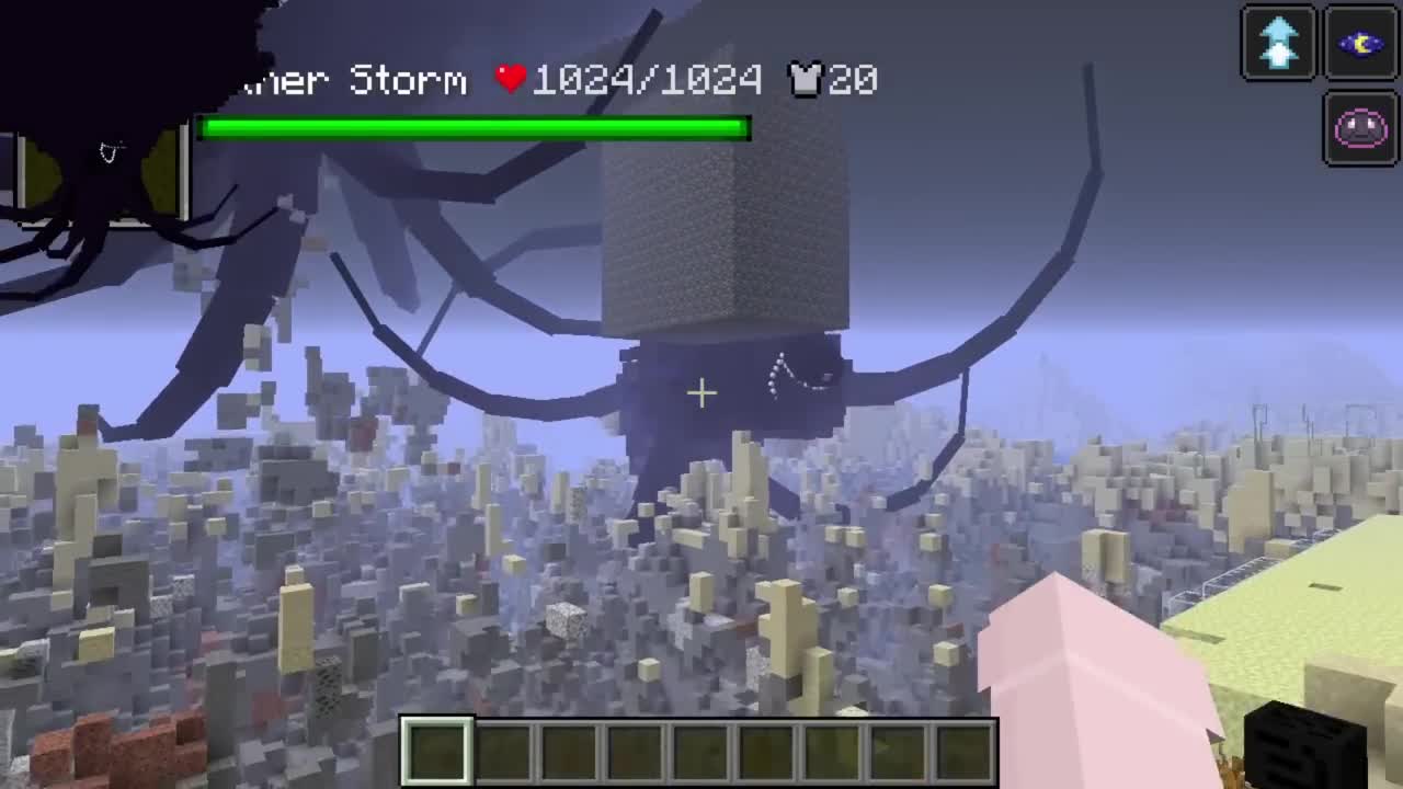 all Herobrine creepypasta mobs vs Wither Storm 7 STAGE in minecraft10