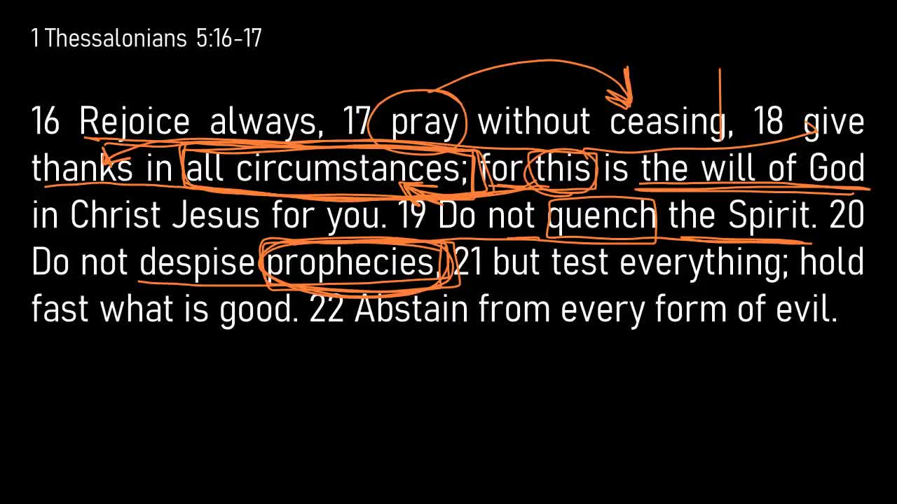 1 Thessalonians 5:12-28 // Paul's Concluding Words