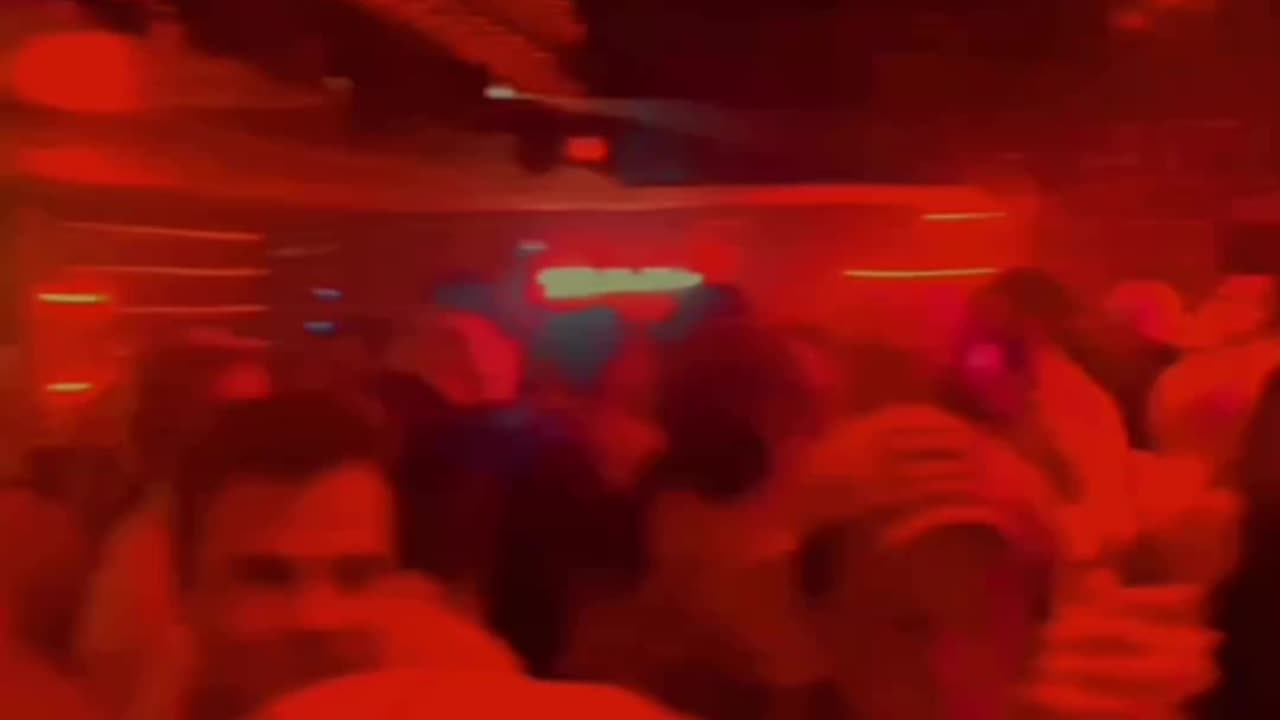 Blond in club having fun