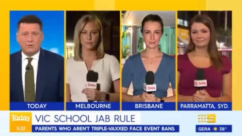 Victoria, Australia: Parents Will Not Be Allowed to Enter Their Children's Schools Unless They Have Had the Third C0vid Jab (Booster).