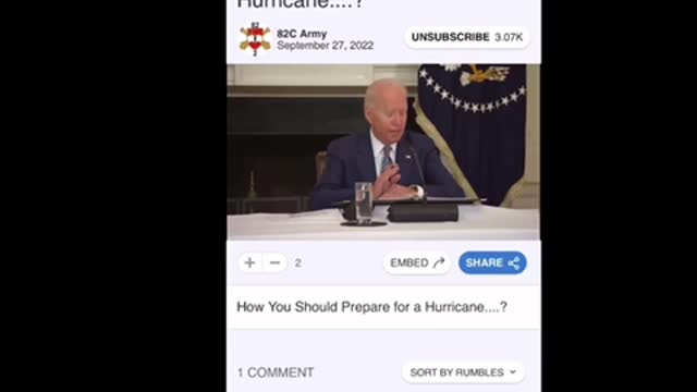 Joe Biden says get your vaccine to prepare for the hurricane