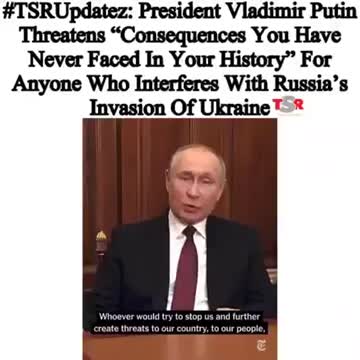 President Putin Gives Warning ⚠️ Putin delivers message..