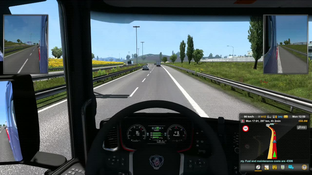 Break through the police#Eurotruck simulator 2