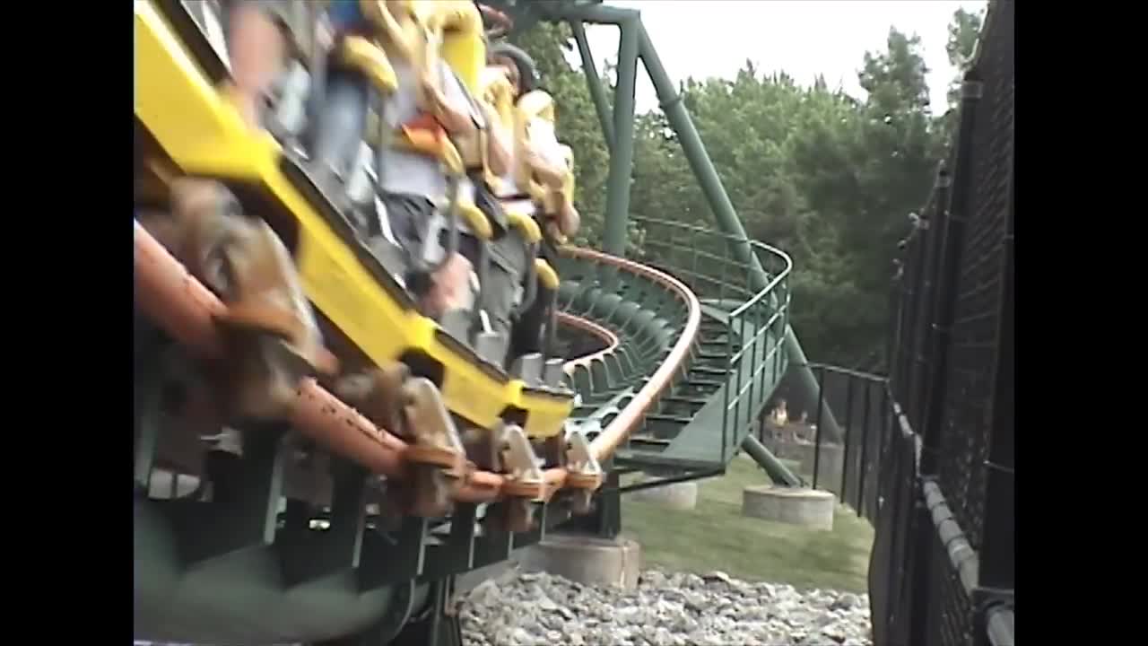 Skyrider Stand-Up Roller Coaster On-Ride POV Canada's Wonderland