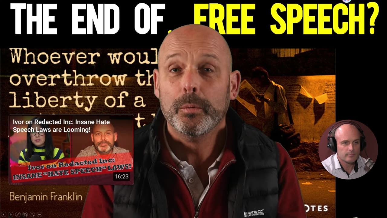 The end of free speech? Surely not? Ivor Cummins 18-01-24