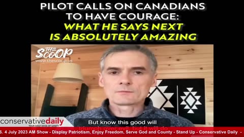 Conservative Daily Shorts: Canadian Pilot Clip-Speak Up w David-Apollo-Joe