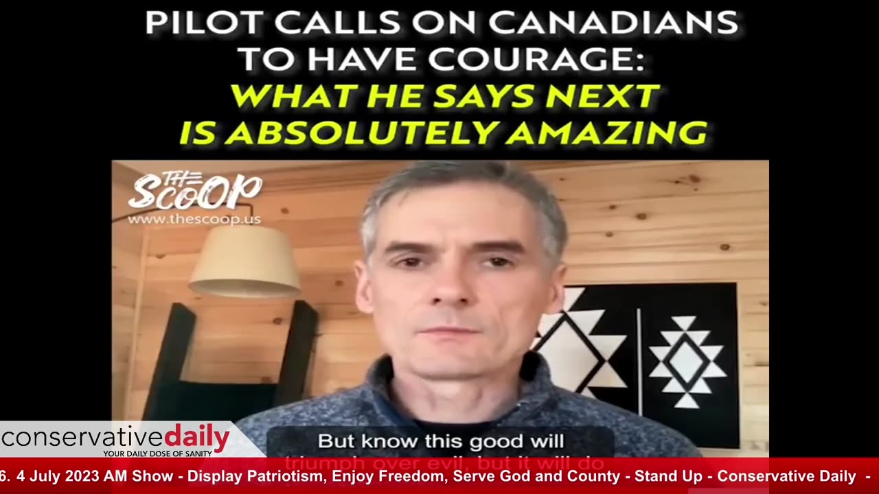 Conservative Daily Shorts: Canadian Pilot Clip-Speak Up w David-Apollo-Joe