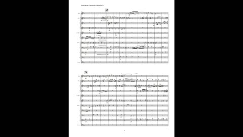 Gabriel Fauré – Barcarolle 12, Op. 105, No. 2 (Double Reed Choir+ Piccolo)