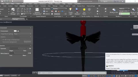 Anipath MP4 view on AutoCAD by Masroor Khan For Beginners