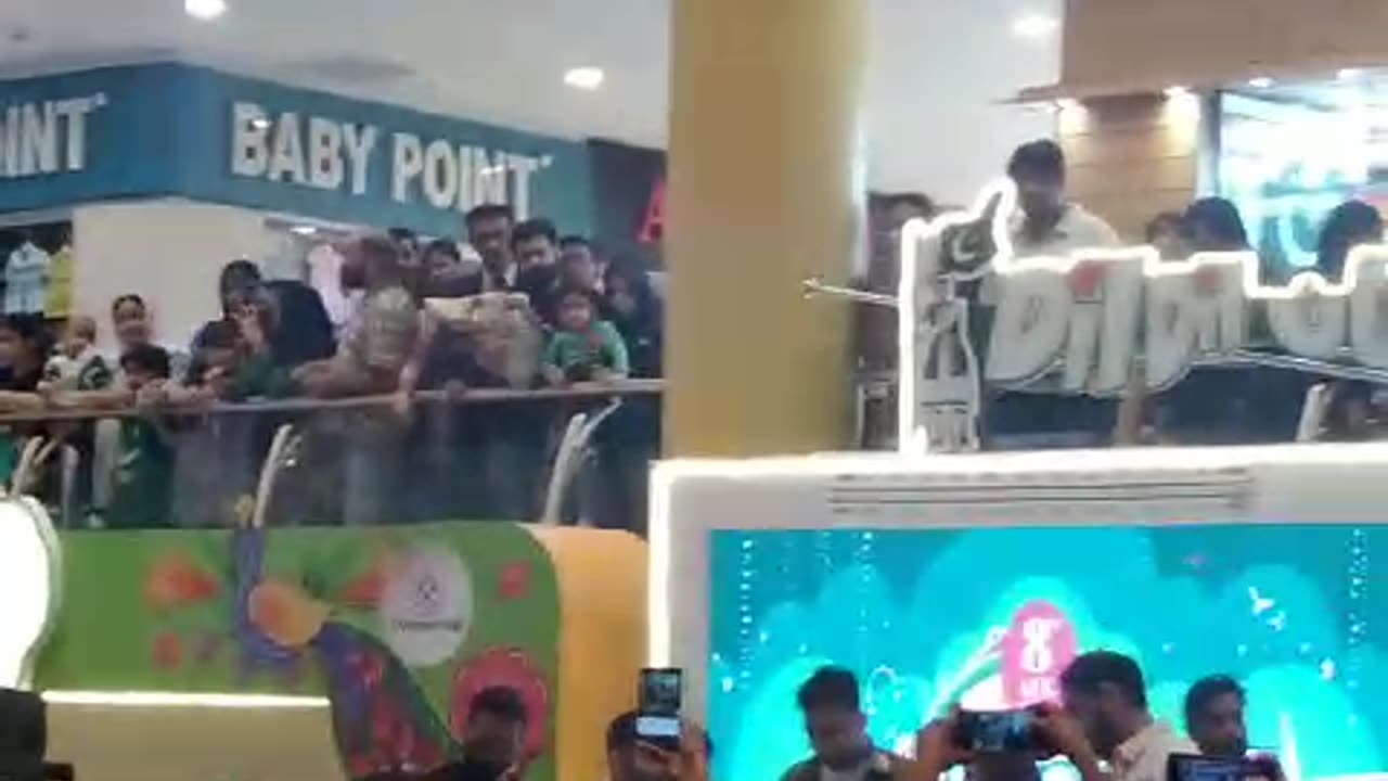 Celebration at biggest mall
