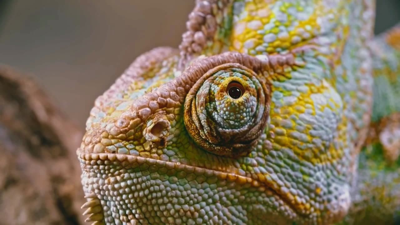 The Colorful World of Veiled Chameleons (Reptiles).