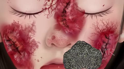 ASMR Removel big acne | Maggot Infected Lag