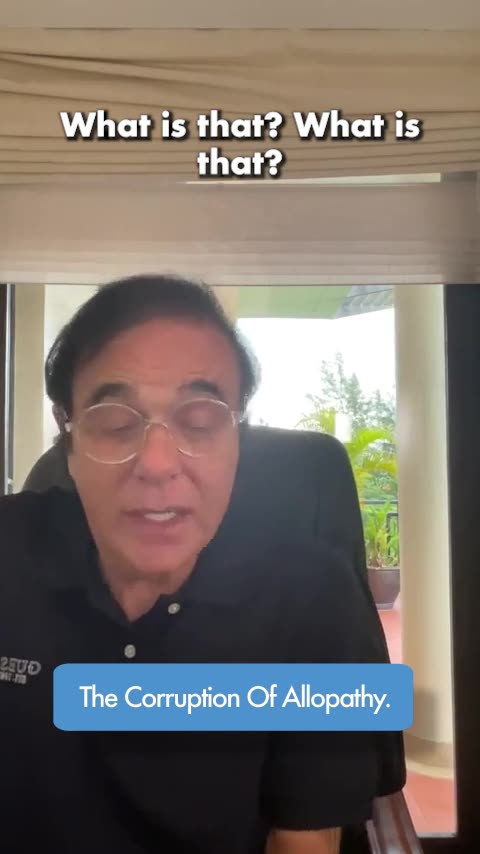 The Corruption Of Allopathy