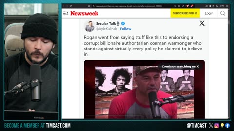 Kyle Kulinski ROASTED For CRINGE Attempt At Insulting Joe Rogan, Liberals LOSING IT Over Trump Win