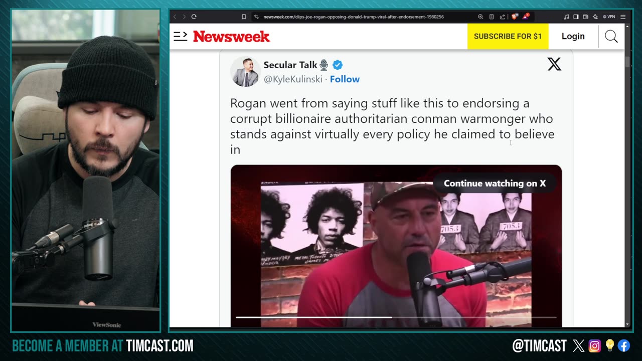 Kyle Kulinski ROASTED For CRINGE Attempt At Insulting Joe Rogan, Liberals LOSING IT Over Trump Win