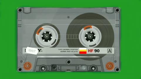 Green screen cassette effect for kinemaster video editing || old tape recorder