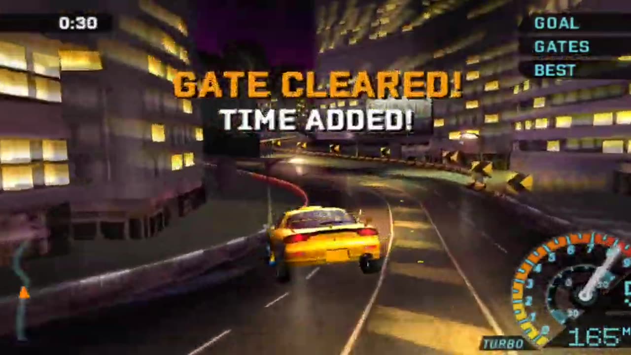 NFS Underground Rivals - Nitrous Run Event 1 Silver Difficulty(PPSSP HD)