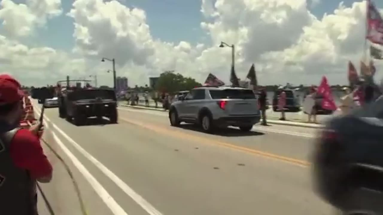 Trump Supporters Arriving in Miami ahead of fake indictment