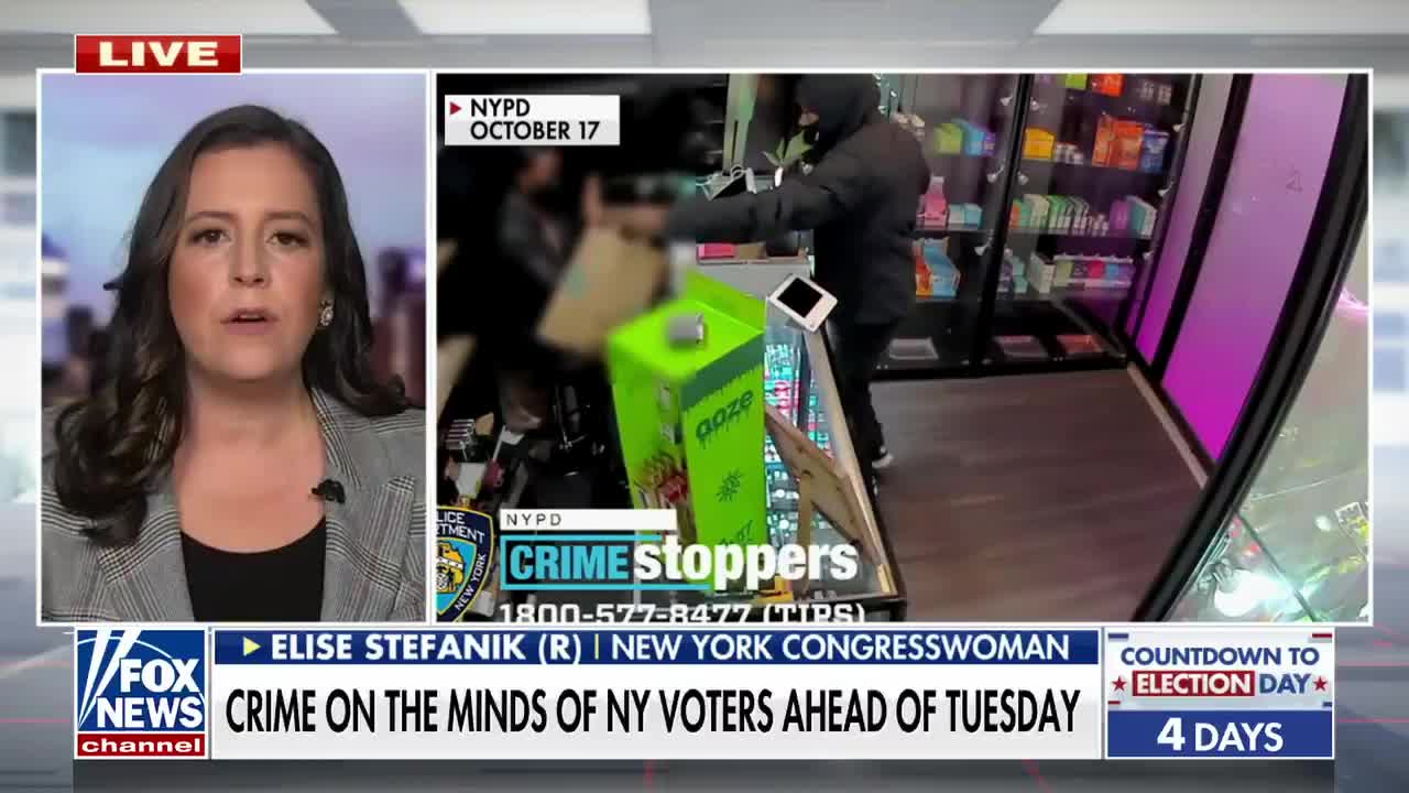 Elise Stefanik blames Hochul for crime spike: 'She's about to lose'