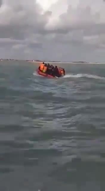 Migranten beschwerliche Flucht