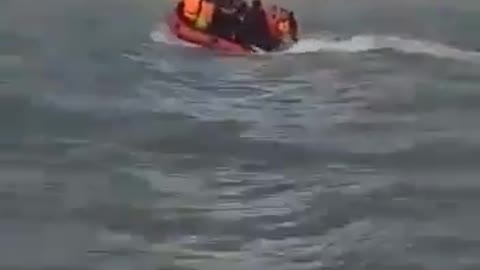 Migranten beschwerliche Flucht