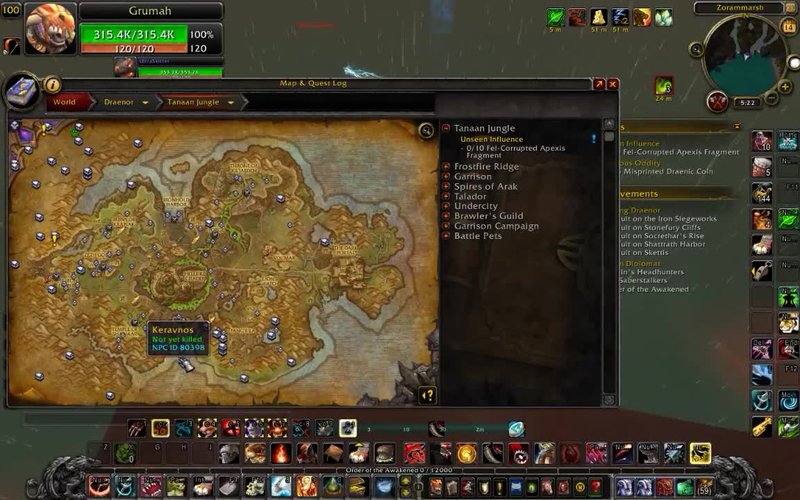 wow on the steam controller I think - main hunter just doin dfailies