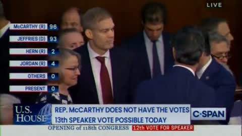 @kylenabecker Well, there you have it. Rep. Jim Jordan votes for Kevin McCarthy.