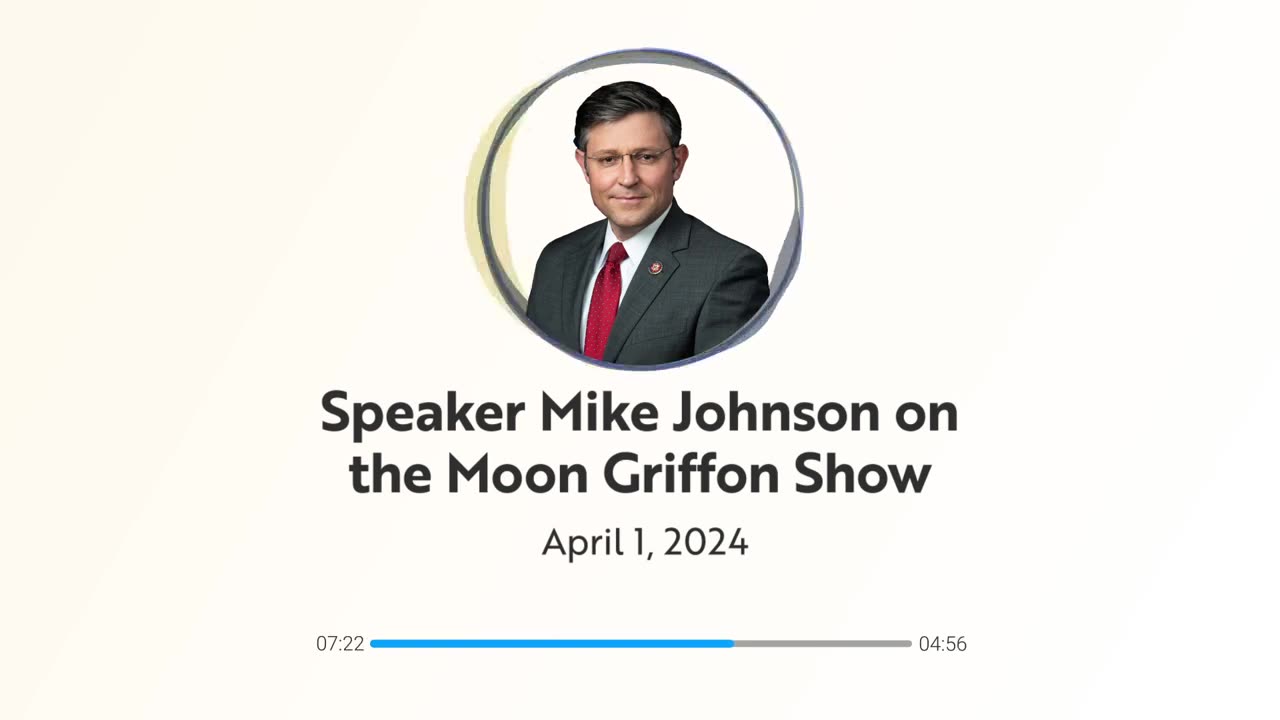 Speaker Johnson Responds To Marjorie Taylor Green's Allegations (AUDIO)