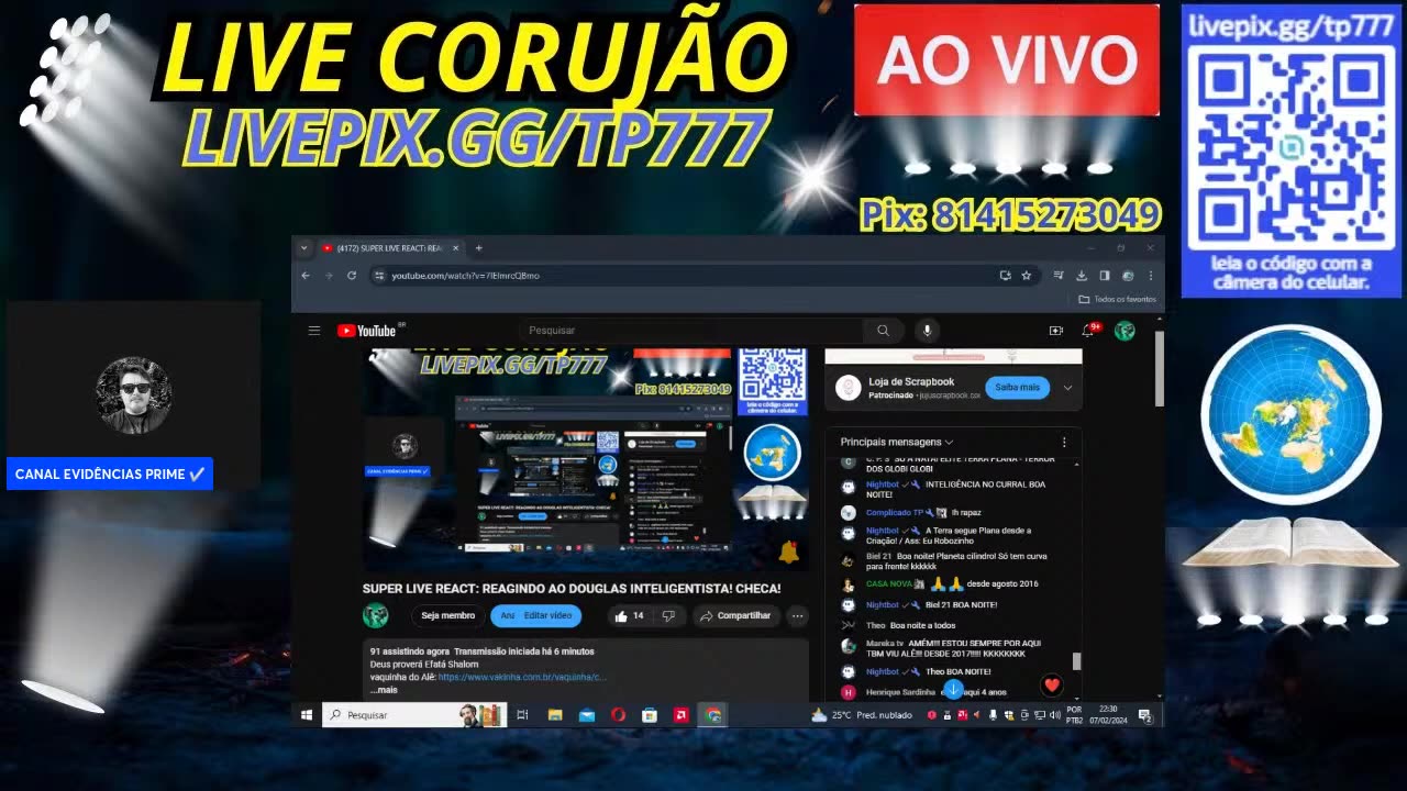 Canal Evidências - 7lEImrcQBmo - SUPER LIVE REACT REAGINDO AO DOUGLAS INTELIGENTISTA CHECA