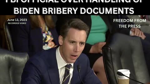 Josh Hawley is on FIRE Over the FBI