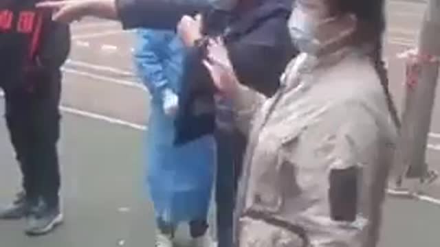 In China, they continue to rage against the backdrop of covid