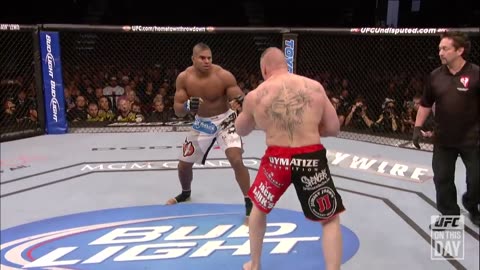 Alistair Overeem TKOs Brock Lesnar in UFC Debut | UFC