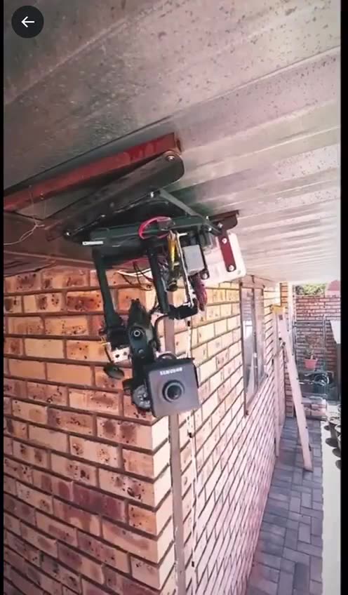 When you are serious about home security 😂