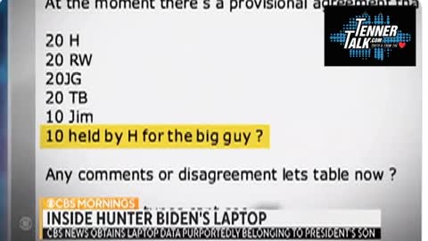 BIDEN LAPTOP BOMBSHELL CBS NEWS - NCSWIC