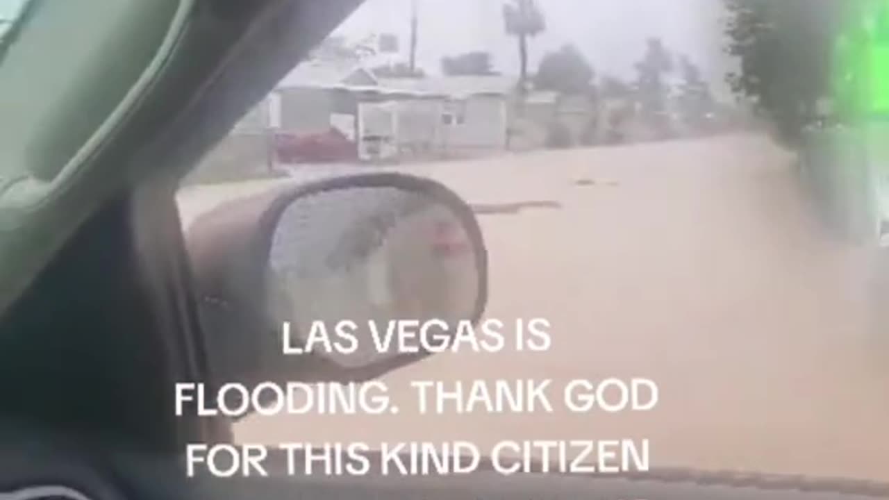 Good Citizen saves elderly man being swiped away in Las Vegas.