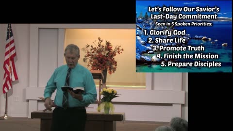 Let's Follow Our Savior's Last-Day Commitment - Full Service