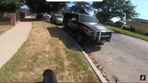 Police Contact: Person on bike leaves officers behind