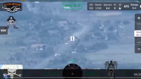 Ukrainian RPG Drone Chases Down Russian IFV