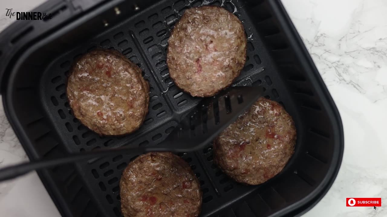 Air Fryer Burgers