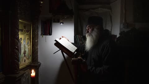 Κύριε εκέκραξα Lord I have Cried Plagal 1st Tone Meteora monastery monks chant