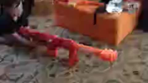 Testing Nerf Gun