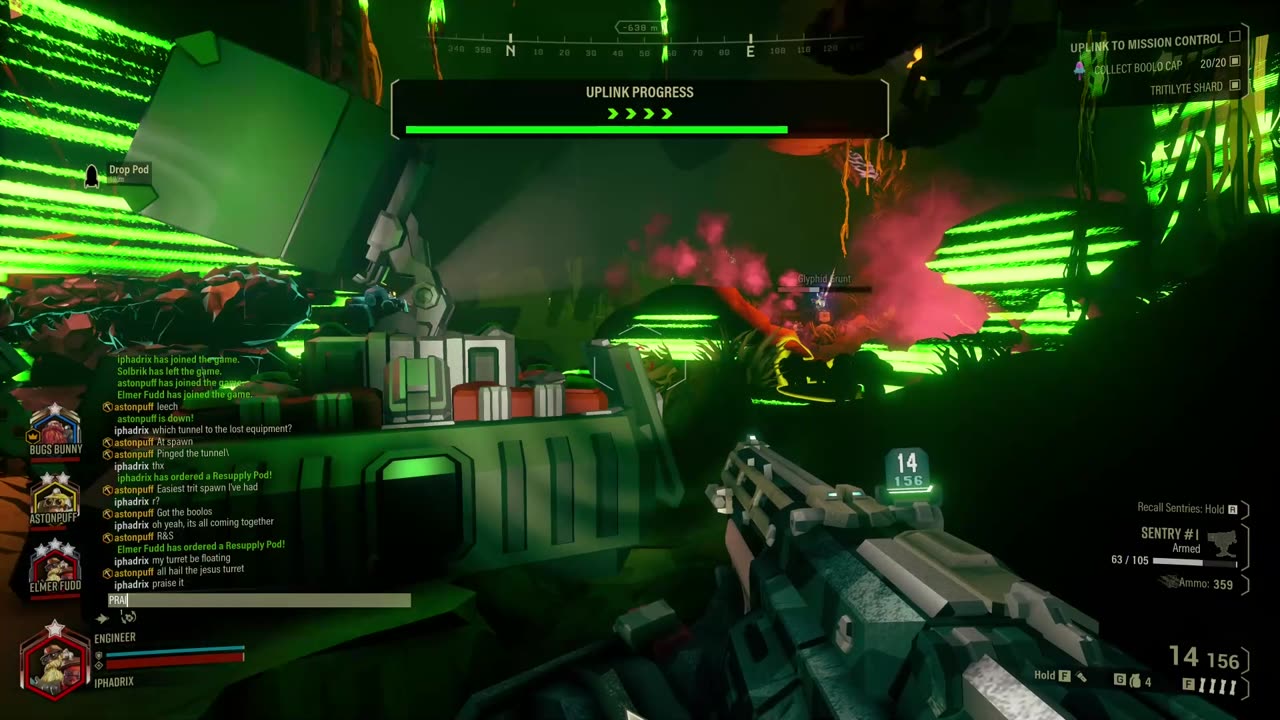 Deep Rock Galactic- praise the Jesus turret!