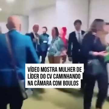 Vídeo mostra mulher de líder do CV caminhando na Câmara com Boulos