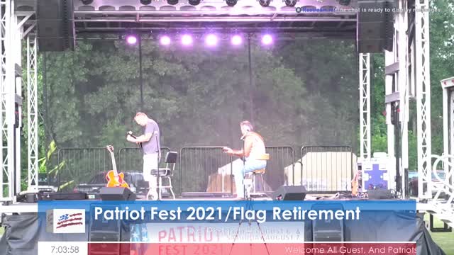 Patriot Fest 2021 Flag Retirement