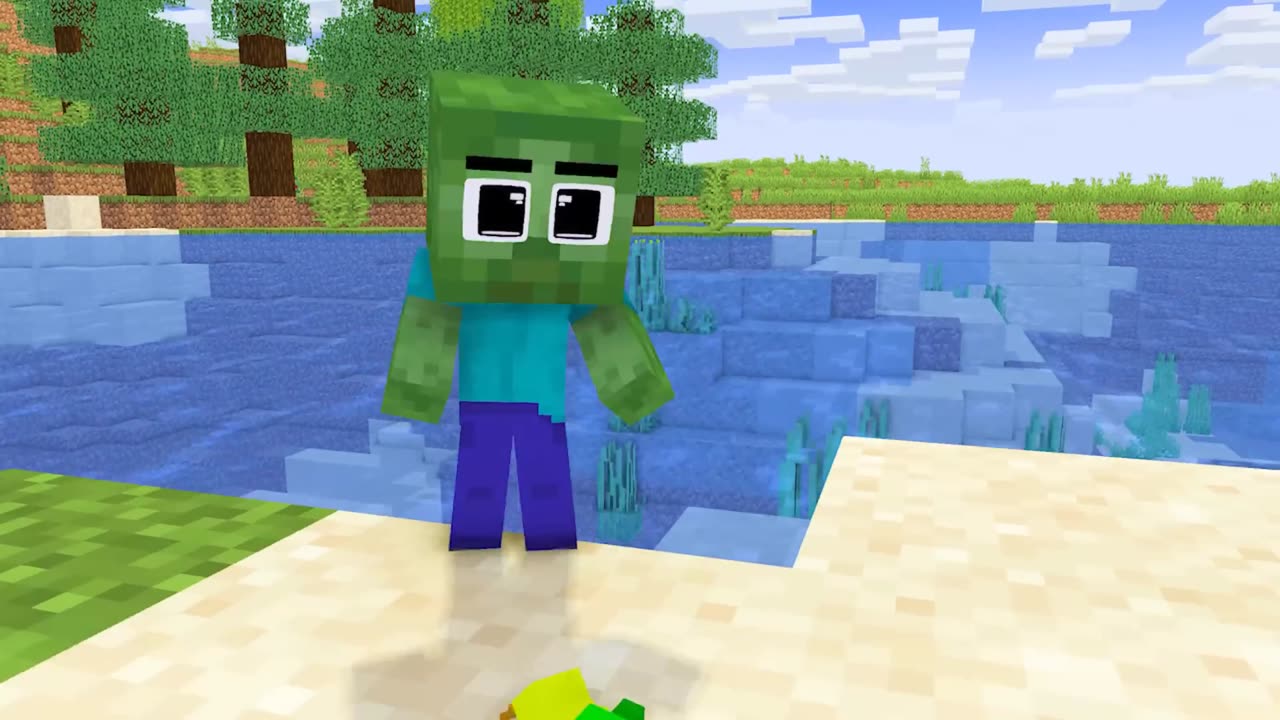 Monster School Poor Duck No Way Home - Sad Story - Minecraft Animation