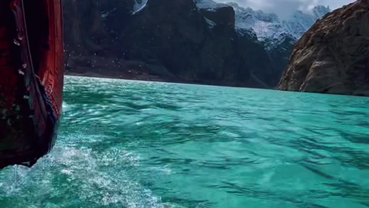 Most beautiful Ataabad lake