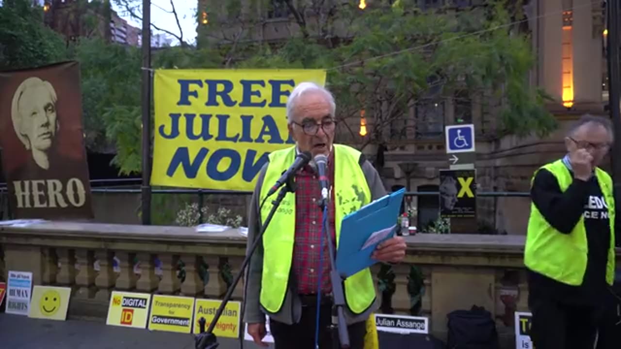 Julian Assange --- Sydney Town Hall Gathering.